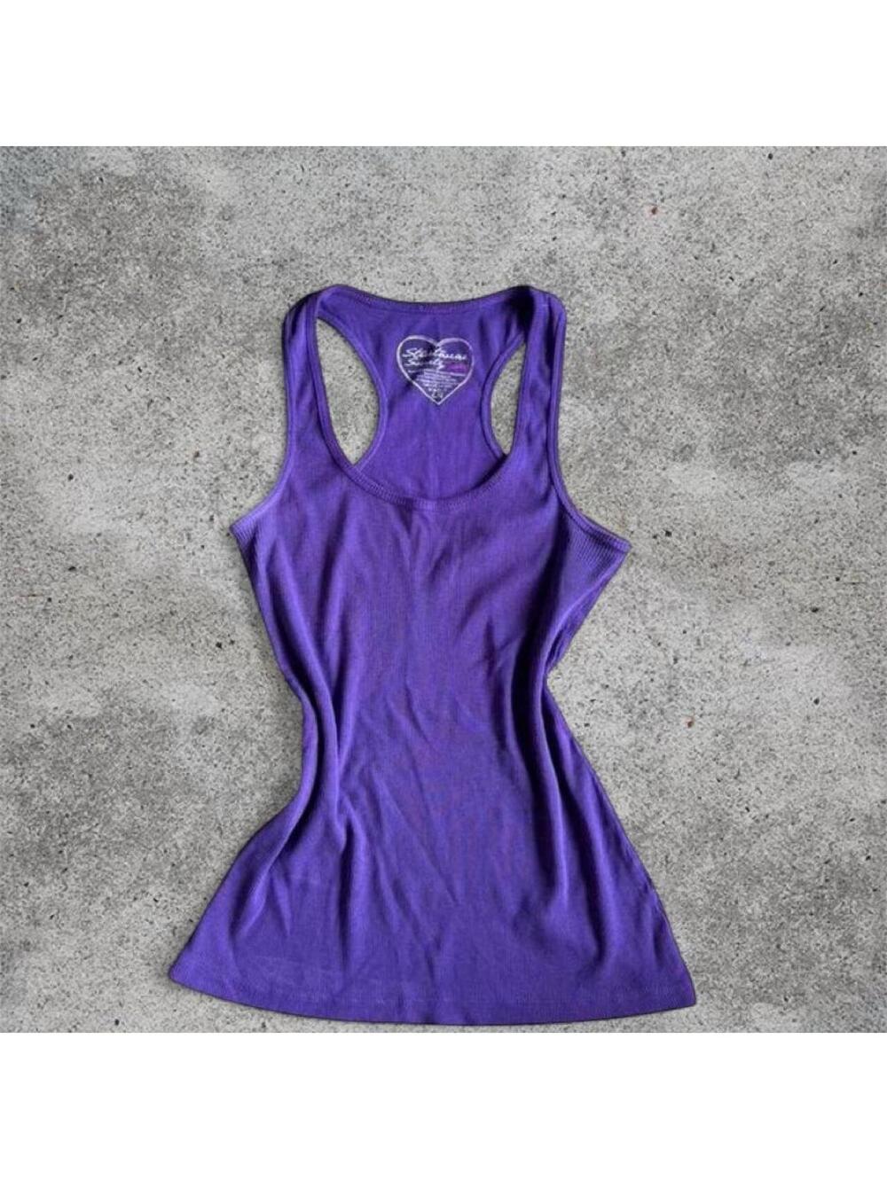 Streetwear society purple tank